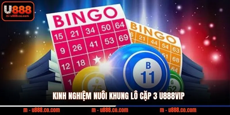Kinh Nghiệm Chơi Lô Đề U888 Giúp 1 Vốn 4 Lời Cực Đỉnh 2 Kinh nghiệm nuôi khung lô cặp 3 U888VIP