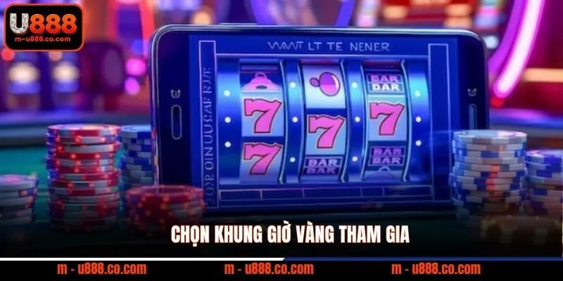 Cách Chơi Nổ Hũ U888 rinh Jackpot 500 triệu cực dễ 3 Chọn khung giờ vàng tham gia