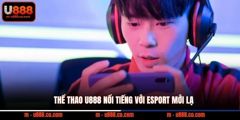 Thể thao U888 2 Thể thao U888 nổi tiếng với esport mới lạ